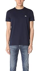 Lacoste Mens Short Sleeve Crew Neck Pima Cotton