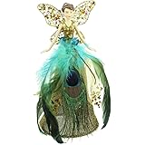 Pea Fairy Angel Christmas Tree Topper Decoration 28cm by Gisela Graham