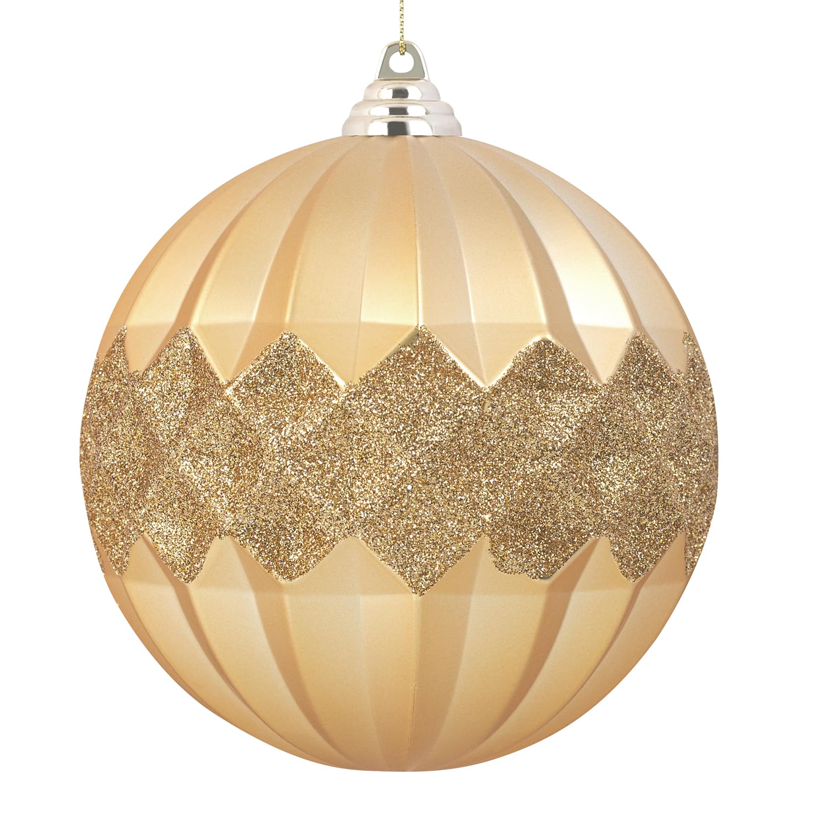 Sensory Reflective Balls, Mirror Ball for Christmas Disco DJ Club Party Wedding Home Decor, Muscab 6 Inch Disco Ball with Hanging Ring, Yellow