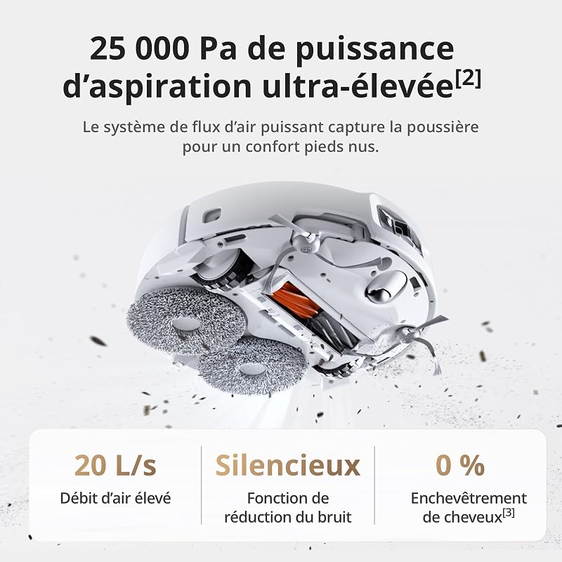 ROMO S Robot Aspirateur Laveur