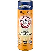 ARM & HAMMER Baking Soda Shaker, Dual Sided Easy Pour Dispenser, For Baking, Cleaning and Deodorizing, 340g