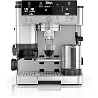 Ninja Espresso Machine, Luxe Café Premier Series, Drip Coffee Maker and Rapid Cold Brew, Integrated Grinder, Assisted Tamper,