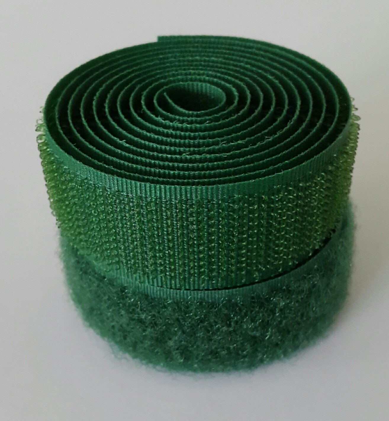 Bottle Green 20mm Sew-on Hook & Loop Tape Alfatex® Brand supplied by the Velcro Companies - Various Lengths (Length: 3m)