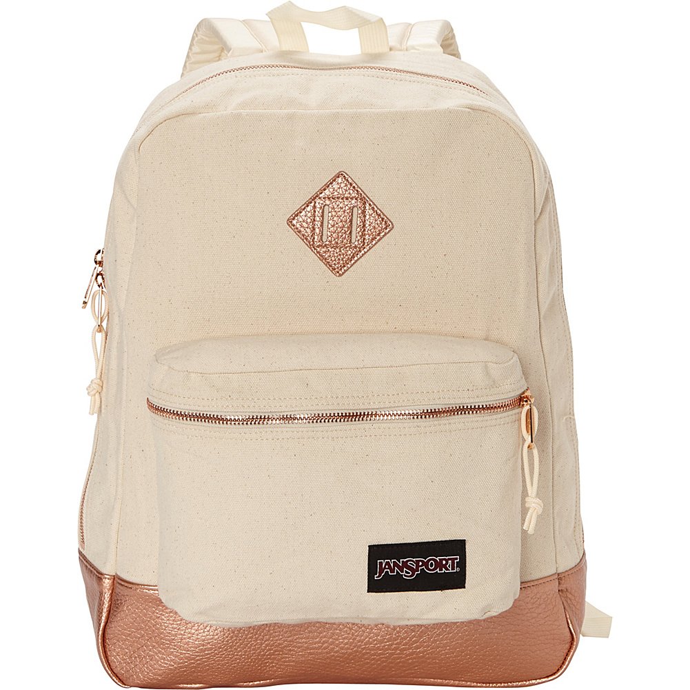 Mochila JanSport Super FX - Oro rosa. | Fullcompras.cl