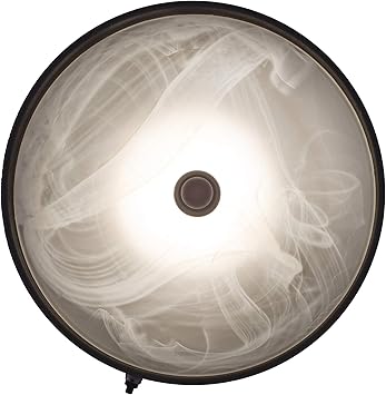 Amazon Com Recpro Rv Trailer Ceiling Light 12v Led Black Automotive
