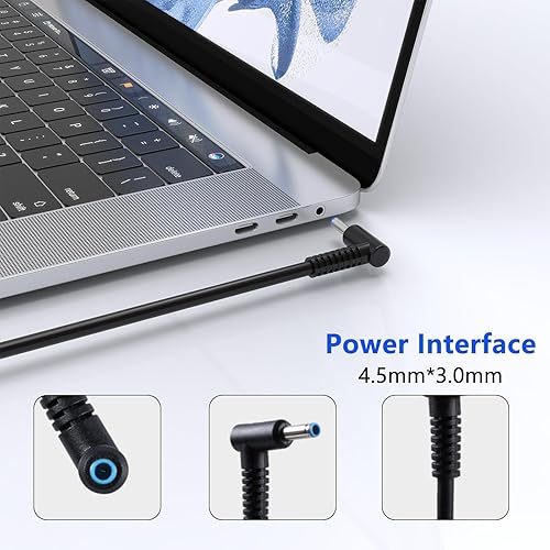 150W HP Laptop Charger For Omen & Pavilion Gaming - 19.5V 7.7A AC Power Adapter With Safety Protections