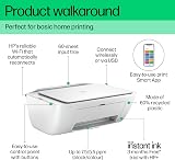 HP DeskJet 2810e All in One Printer Colour Wireless Print Scan Copy view 3