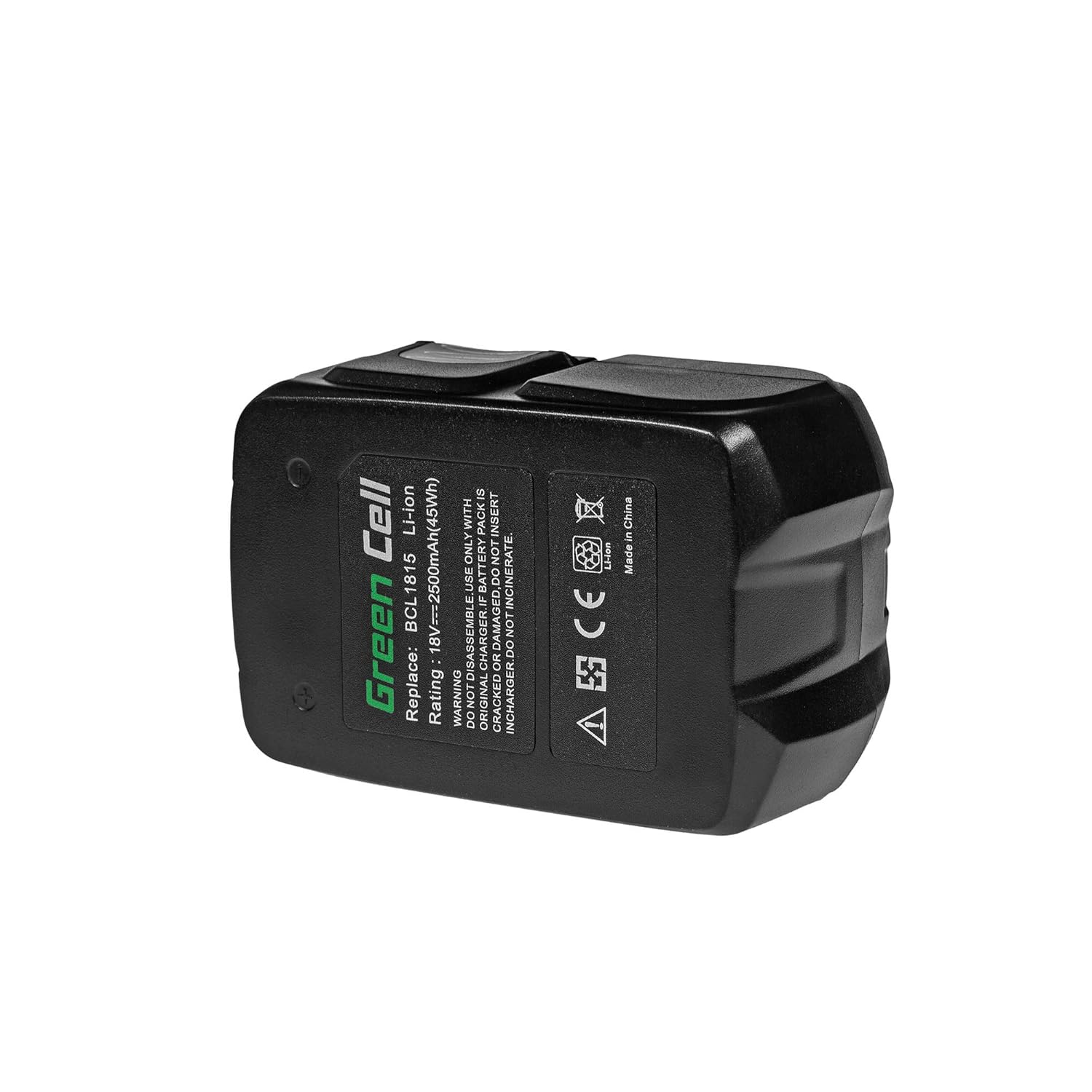 Batteria Litio 18V 1,5Ah Compatibile Con Hitachi BCL1815, EBM1830 - Ricambio Per Utensili A Batteria