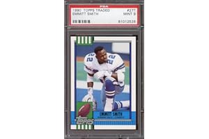 Emmitt Smith PSA GRADED 9 (Football Card) 1990 Topps Traded - [Base] #27T