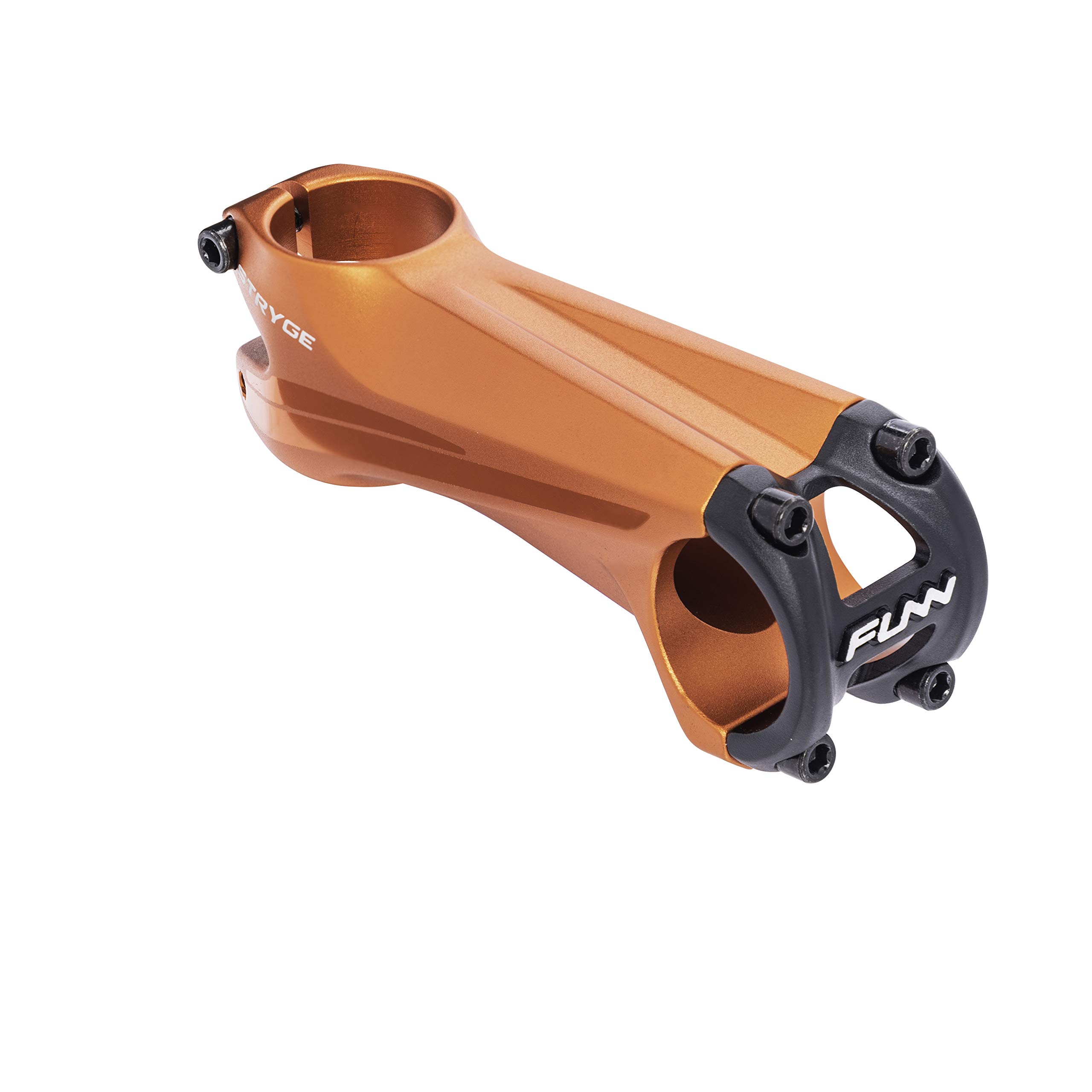 Funn Stryge Bike Drop Stem with -5 Degree - Length 100mm stem with 31.8mm Bar Clamp, Bike Stem for Mountain Bike, BMX Bike, Road Bike and Gravel Bike (Orange)
