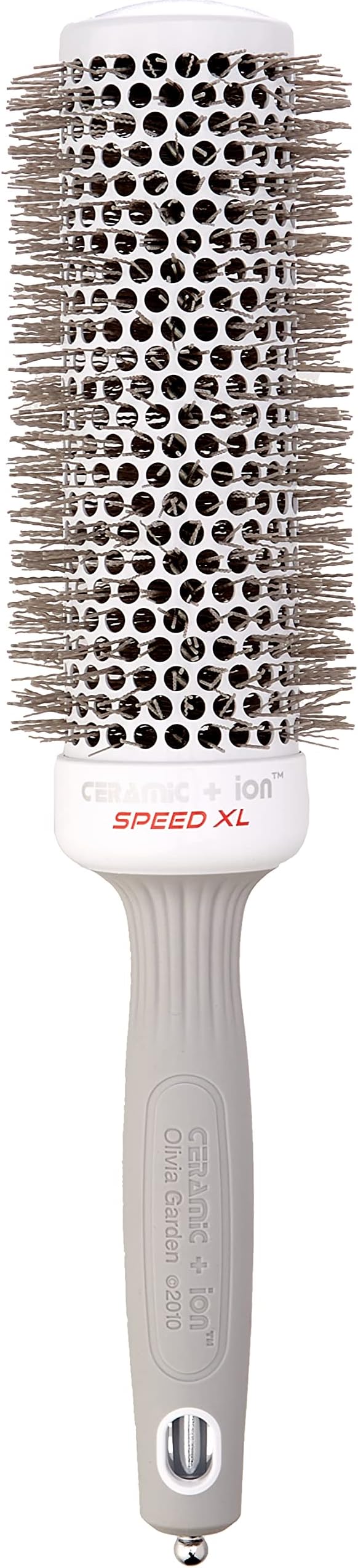 Olivia Garden Ceramic Ion Speed XL 45mm Round Hair Brush Fast Drying Styling