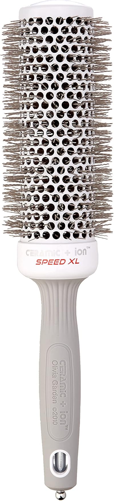 Olivia Garden Ceramic Ion Speed XL 45mm Round Hair Brush Fast Drying Styling