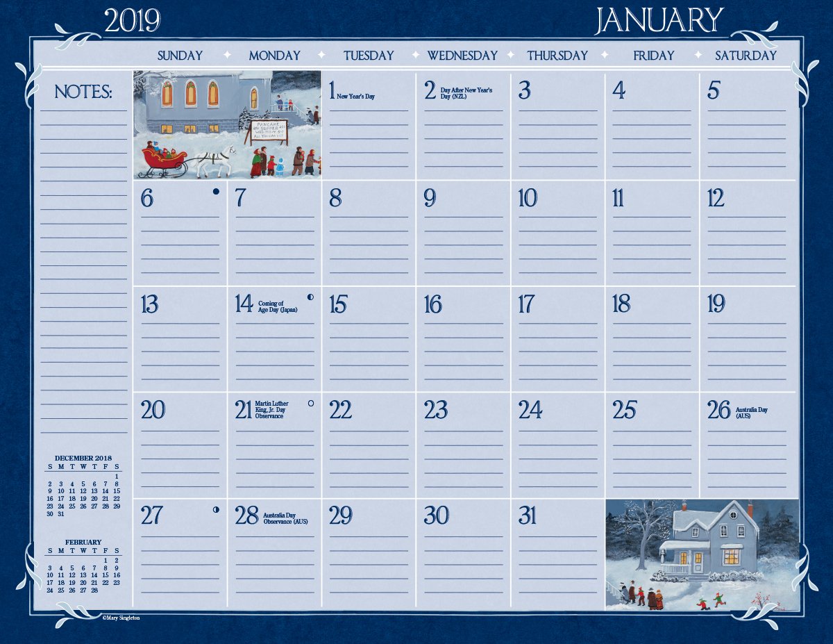 Best lang 2019 desk calendar