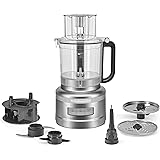 KitchenAid 13-Cup Food Processor, Contour Silver (Renewed)