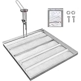 Commercial Deep Fryer Filter Screen 13.75" x 13.75" -550 Microns | Captures Grease, Crumb &amp; Sediment Extends Oil Life by 40% &ndash; Heavy-Duty Strainer for Restaurants &amp; Commercial Kitchens