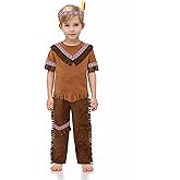 Fairy Sassy Kids Native Sets Boys Indian Holiday Thanksgiving Outfit With Headband