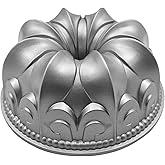 QYQRQF Aluminum Cake Pan, Non-Stick Cake Mold Charlotte Easy to Clean Cake Baking Mold for Birthday Christmas Wedding Events (Style 1)
