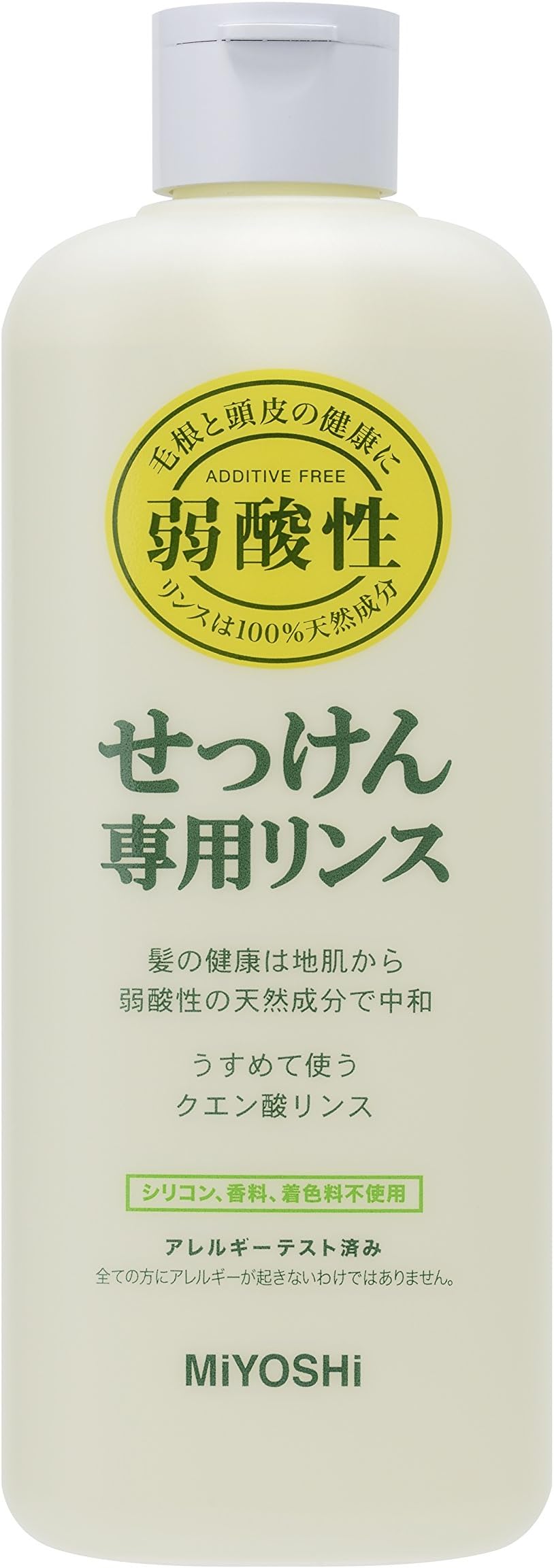 Concentrated MUTENKA All-Natural and Additive-Free Neutralizing Conditioning Rinse from MiYOSHi - 350ml