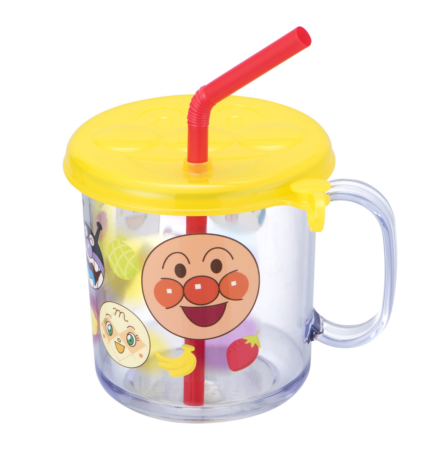 レック AS樹脂、ポリエチレン アンパンマン フタ付き ストローコップ 250ml商品画像