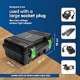 Desiretech Weatherproof Outdoor Box IP54 Heavy-Duty Power Supply Garden Tools view 2