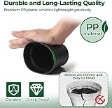 T4U 10cm Plastic Plant Pots 6-Pack with Saucers—Drainage Hole Indoor Outdoor view 3