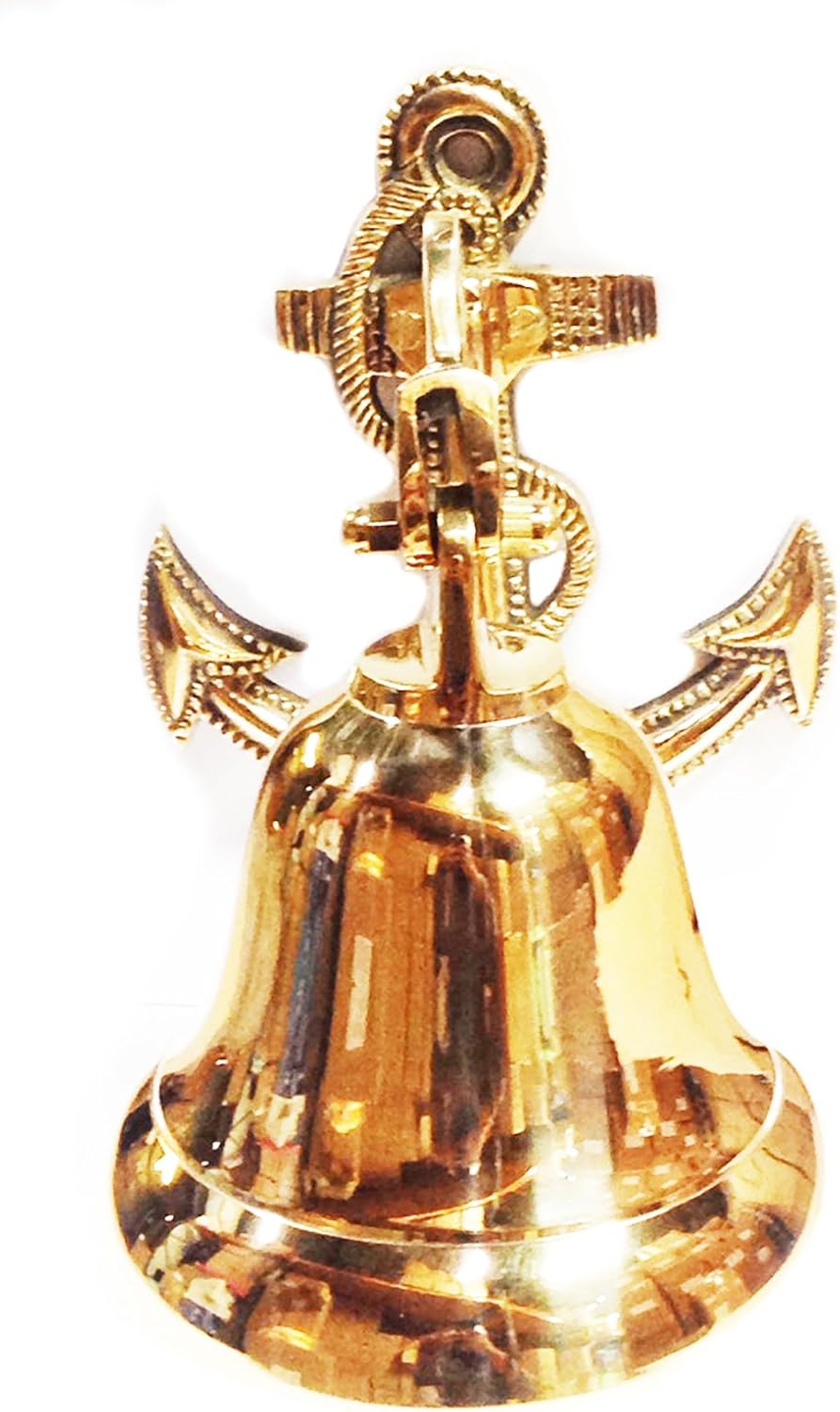 ARSUK®Brass Ship Bell 4 inch Diameter Shining Brass Finish