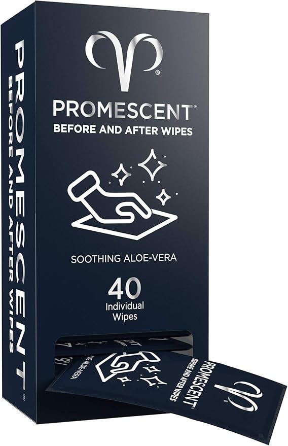 Promescent Flushable Wet Wipes for Adults with