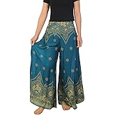 Lannaclothesdesign Palazzo Pants for Women Wide Leg Boho Harem Yoga Pants S M L XL Sizes
