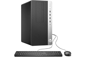 HP ProDesk 600G4 Tower Desktop Computer | Intel i7-8700 (3.4) | 32GB DDR4 RAM | 1TB SSD Solid State | Wi-Fi 5G + Bluetooth | 