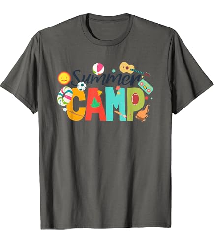 Amazon.com: Retro Summer Camp T-Shirt. 70s 80s Vintage Camping