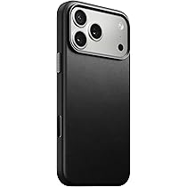 NOMAD Traditional Leather Case Black Compatible with iPhone 17 Pro