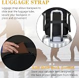 MATEIN Travel Laptop Backpack 15.6 Inch Anti Theft Water Resistant Black Orange view 6