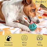 PawsOnly Interactive Dog Treat Toy Small Blue Puzzle Feeder Enrichment view 2