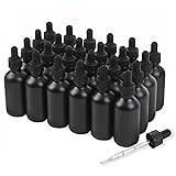 NOOEEISS 2oz Glass Dropper Bottle,Preety Texture