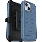 OtterBox DEFENDER SERIES Case for Apple iPhone 15 - Baby Blue Jeans (Blue)