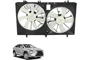 SEBLAFF Radiator Cooling Fan Assembly Replacement for 2010-2016 Rx350 2011-2017 Sienna 1671131440 167110V090 167110P150