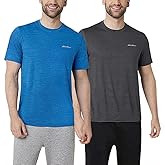 Eddie Bauer Men’s Motion Tee T Shirts, 2 Pack Gifts for Him Mens Crew Neck Tshirts Shirts Half Sleeve Tshirt Men, Tee Shirts