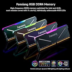 fanxiang RGB DDR4 RAM 32GB (2x16GB) 3600MHz CL18