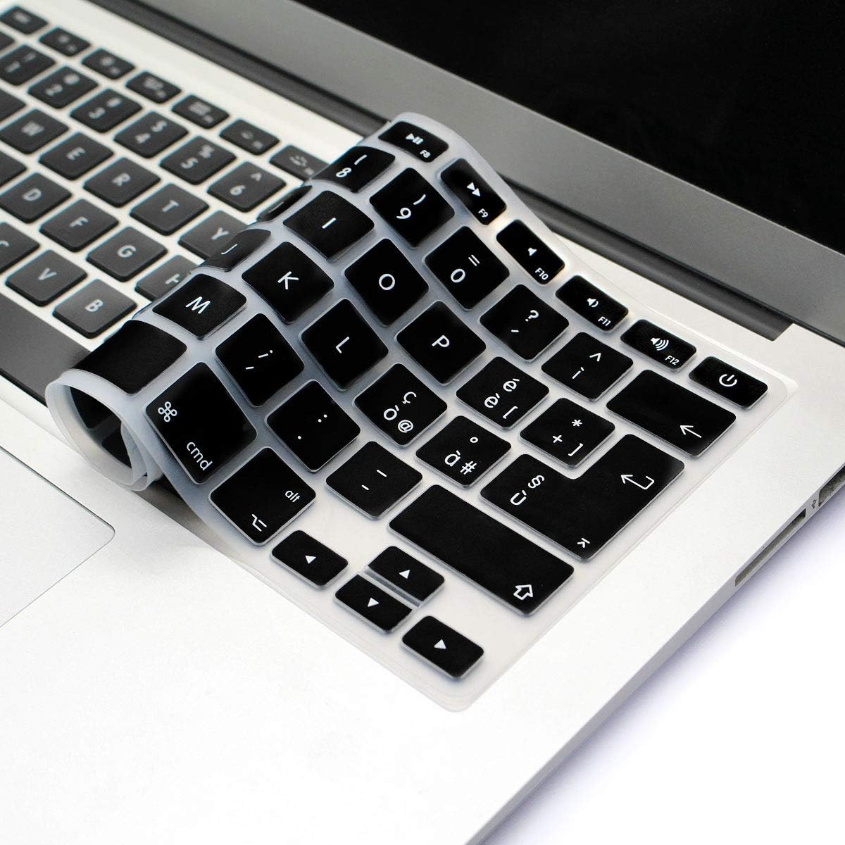 MMDW Italian Language Silicone Keyboard Cover for MacBook Pro 13" 15" 17" (with or w/out Retina Display) Silicone Skin for iMac Older for MacBook Old Air 13",USA and European Version - Image 5