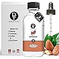 Dolce Flav Natural Almond Extract - 2 Ounce Water-Soluble Multipurpose Flavoring Ideal for Baked Goods, Beverages, Coffee, Desserts & Ice Cream - Perfect Kitchen Gift for Holidays