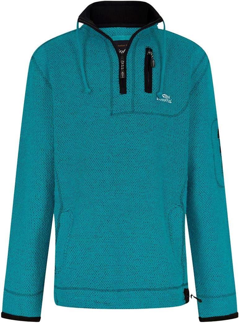 Weird Fish Parkway 1/4 Zip Tech Macaroni Sweatshirt