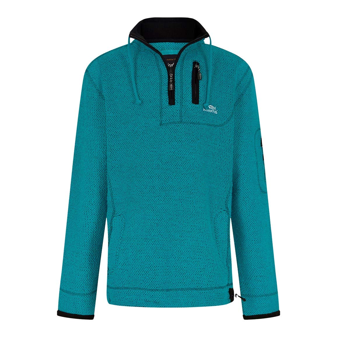 Weird Fish Parkway 1/4 Zip Tech Macaroni Sweatshirt