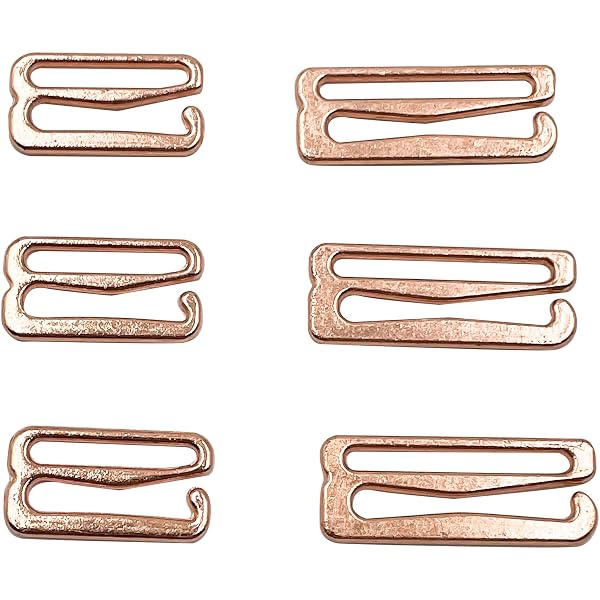 10pcs Bra Strap Hooks & Clasps - 25mm Metal Adjustment Hardware For Lingerie, Bikinis, Apparel Repair - View #12
