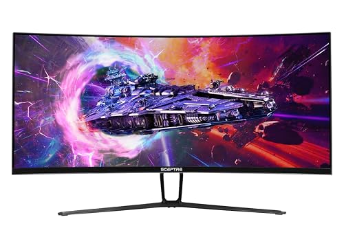 Sceptre 35-inch Curved UltraWide 21: 9 Creative Monitor QHD 3440x1440 ...