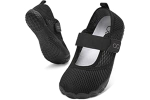 JIASUQI Water Shoes for Women Wide Toe Quick-Dry Barefoot Beach Swim Pool Shoes for Surf Kayaking Fishing Womens Minimalist W