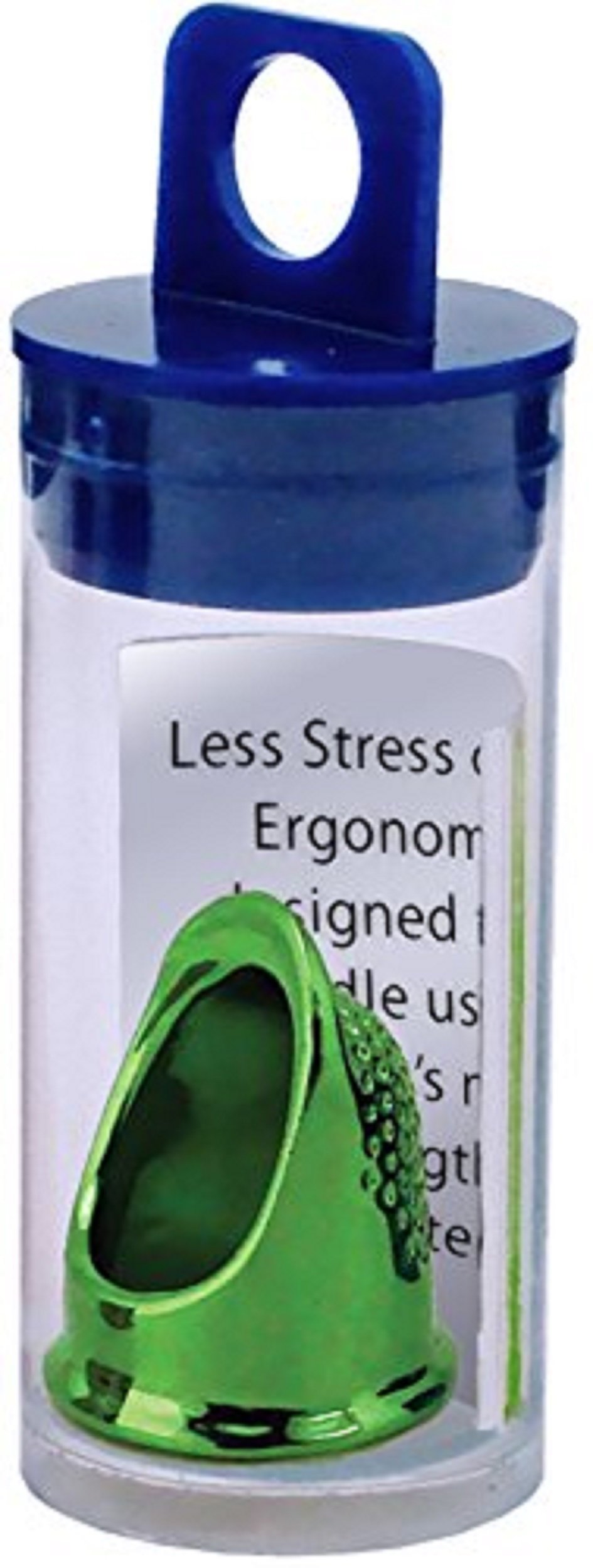 Colonial Needle Large Roxette Thimble, Green