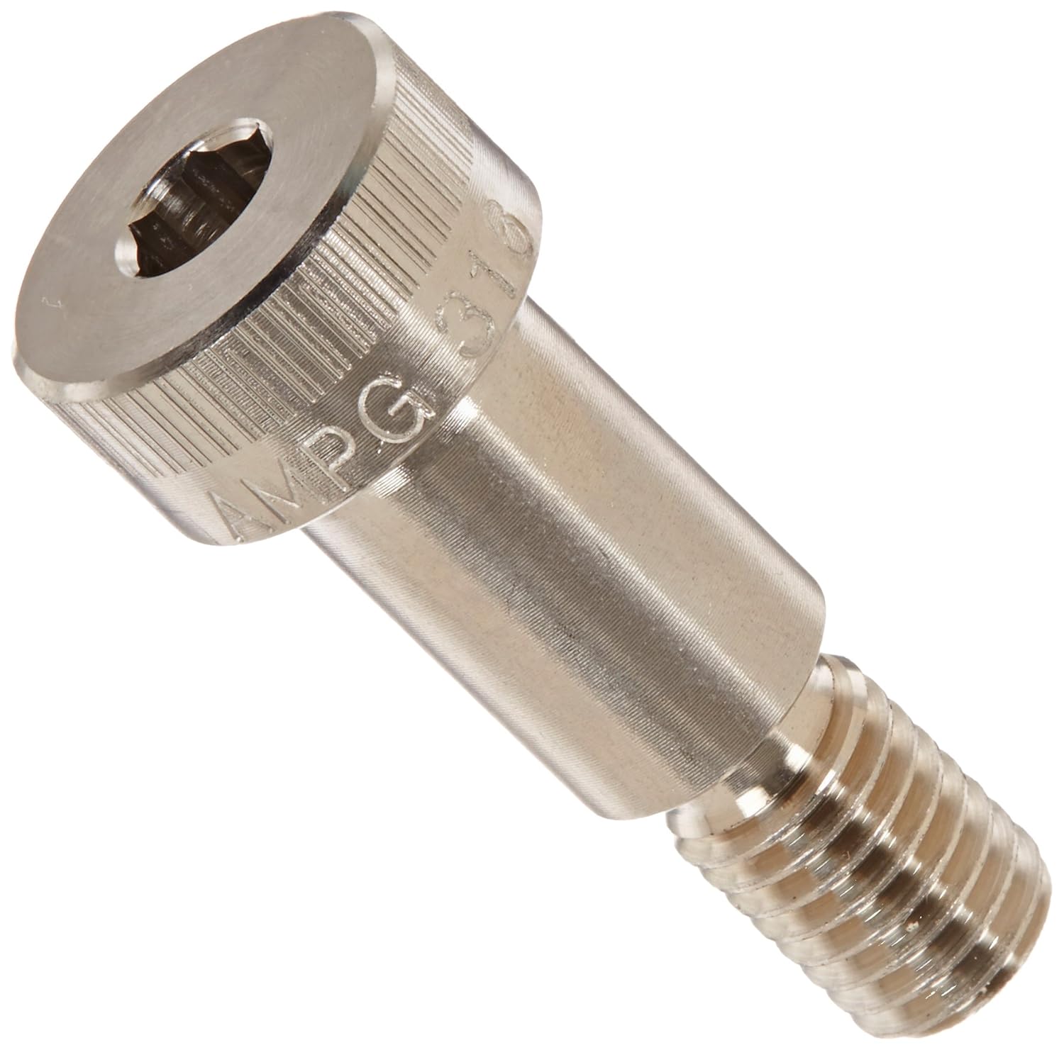 316 Stainless Steel Shoulder Screw, Plain Finish, Socket Head Cap, Hex Socket Drive, Standard