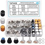 TWTADE 64PCS Potentiometer Kit WH148 B5K B10K B20K