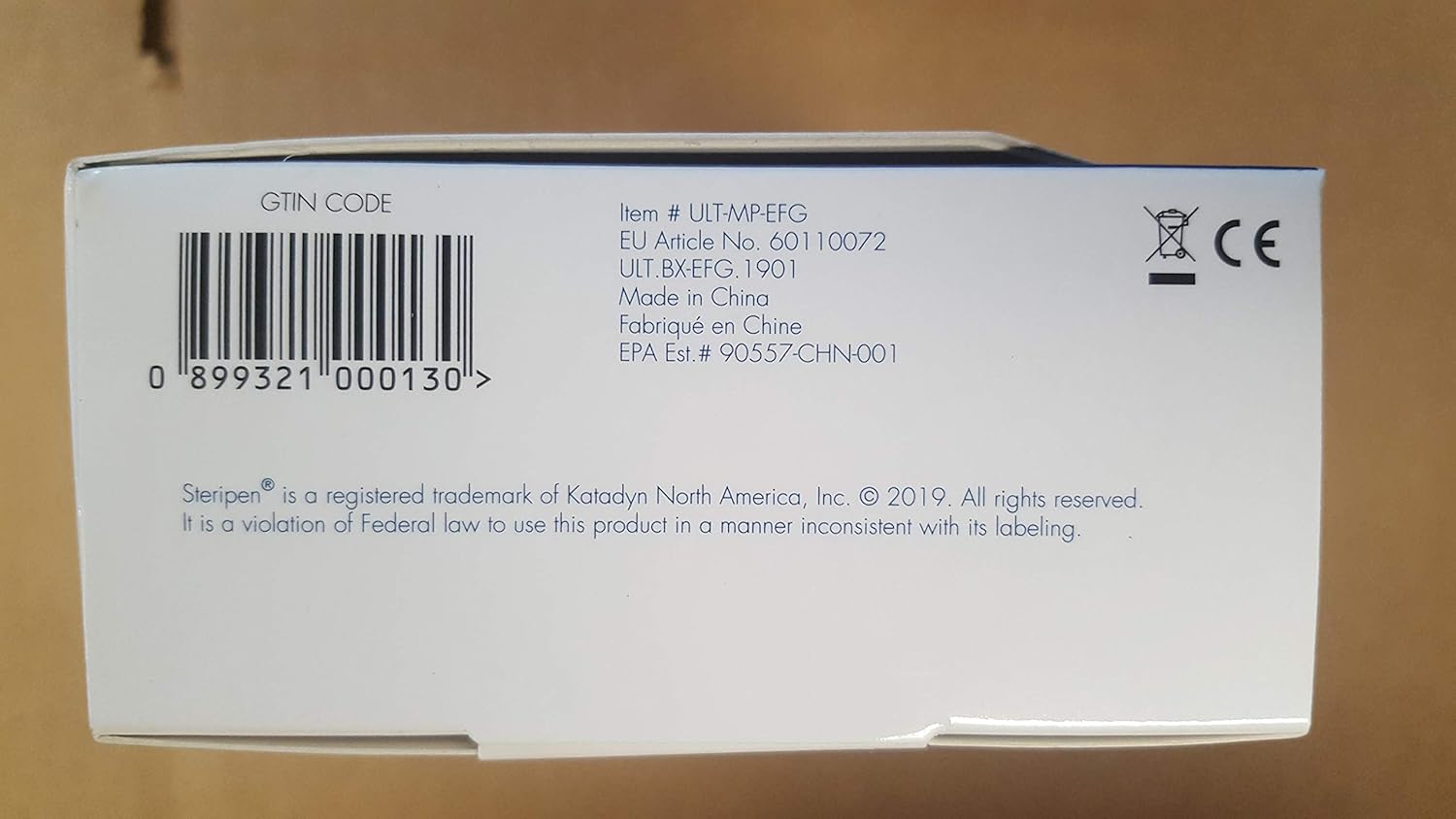 SteriPEN ULT-MP-EF SterPen Ultra UV Water Purifier : Sports & Outdoors