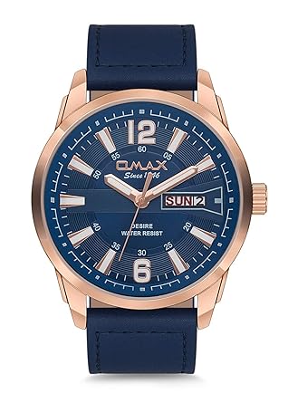 Analog Day & Date Blue Dial Men�s Watch with Black Strap - GX30R44I